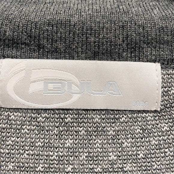 BULA Gray, White & Red Fair Isle Wool Blend Pullover Sweater - Picture 6 of 7